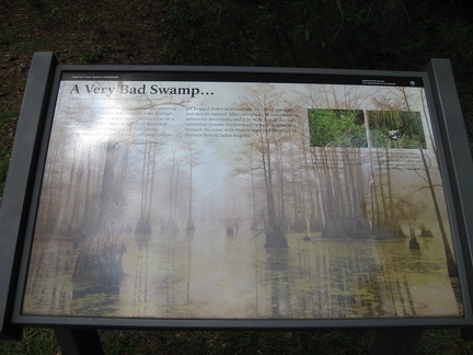 9 A Very Bad Swamp sign